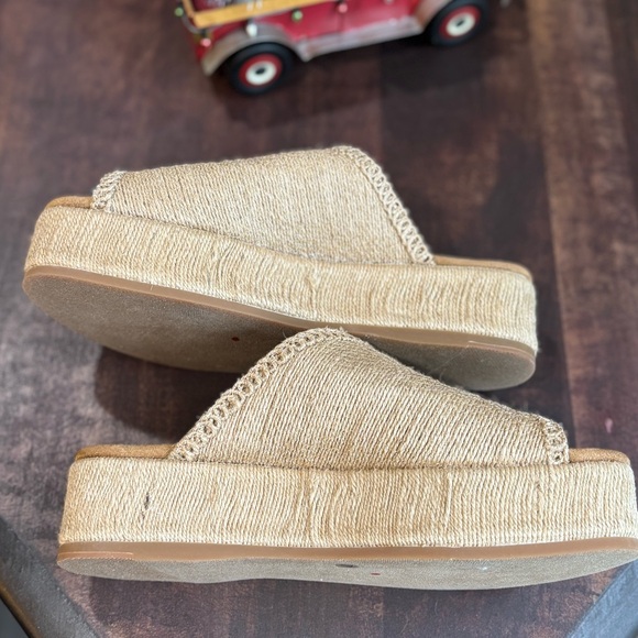 ANTHROPOLOGIE - KELSI DAGGER BROOKLYN Dover Jute Platform Sandals - Picture 11 of 17